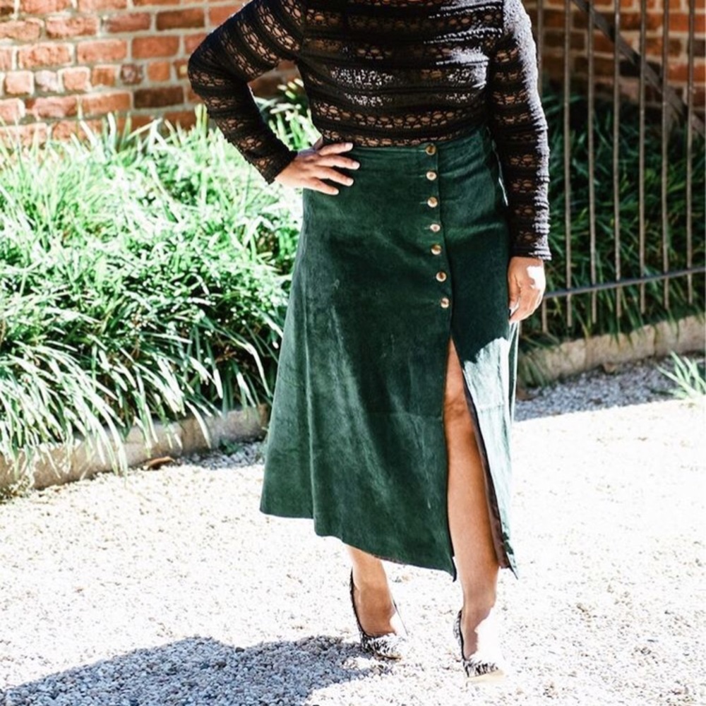 Suede Skirt by Nine West